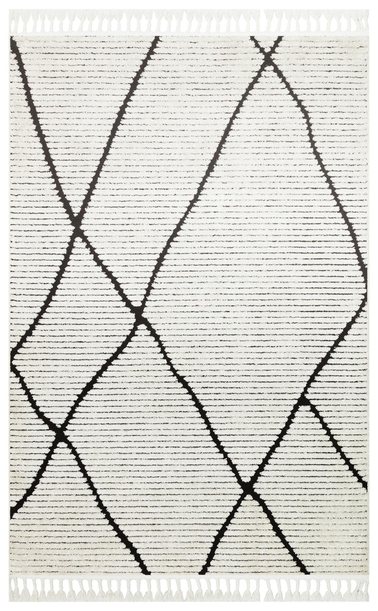 Килим Килим Eko Carpet Terazzo TRZ 07 White Black 80*150