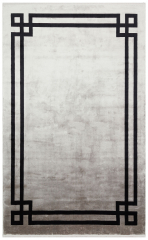 Ковер Ekohali Baroque BR_01_Grey_Black